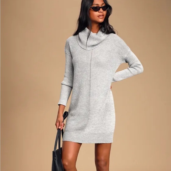 Lulus Cozy Tea Reader Sweater Dress - Picture 2 of 7